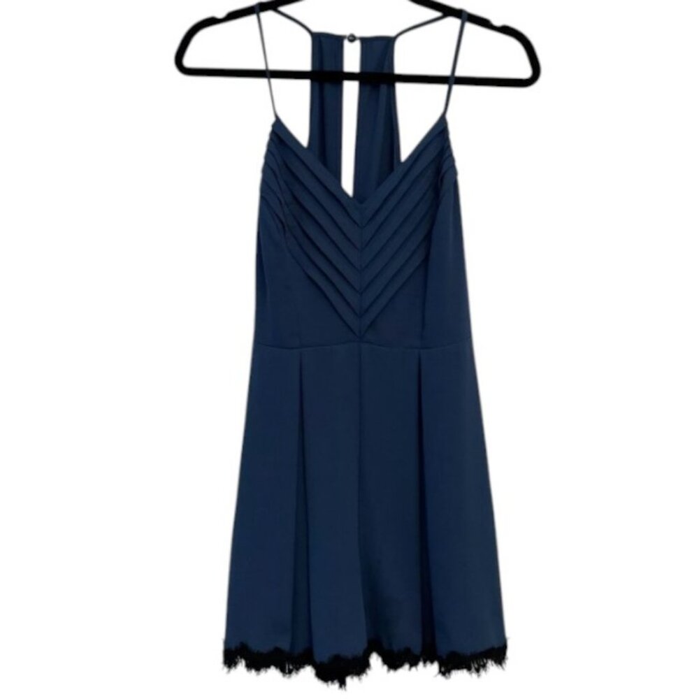 BCBGeneration blue sleeveless romper size 2